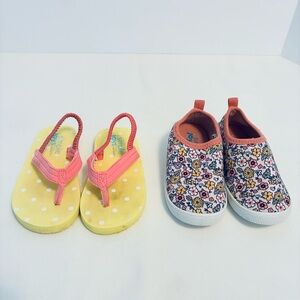 Carter's Simple Joys Toddler Girl's Kimmie Kaia Aqua Set Sandal Size 8